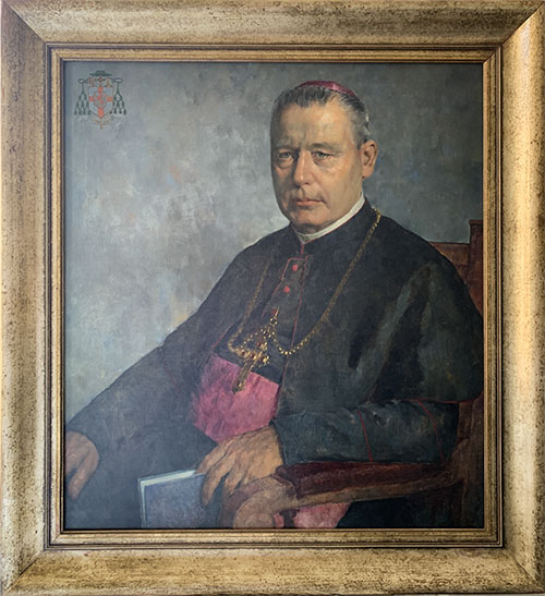 Bischof Bornewasser, Ölgemälde von Willy Laros ca. 1931